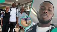 Nigerian man displays foodstuffs and japa journey from Lagos to Canada in viral TikTok video