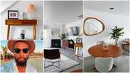 Young Nigerian man decorates his sitting room into 'paradise', adorable photos go viral