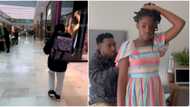"Zoe abeg do masterclass": Timi Dakolo finally takes daughter shopping, shares video as she leads the way