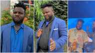 "Massive love": Oga Sabinus & lookalike skit maker who claims to be his stolen brother share stage