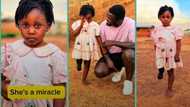 "She survived an accident 2 years ago": Little girl with one leg gets sponsorship to school