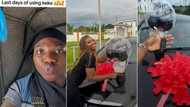 "Last day of using keke": Lady buys brand new car on her birthday, flaunts it in video, people react