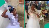 Little bride uses beautiful dance to steal show at wedding, impressive video goes viral