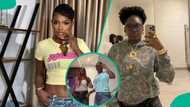 Annie Idibia & daughter Isabella jump on Hot Body challenge, sweet clip triggers emotional reactions