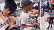 "Came home with fantastic grades": Wizkid's babymama Shola takes their son Tife on shopping spree in cute clip