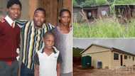 Luck smiles on young man who used to live in mud house, he now owns 3 bedroom building