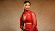 Look red-carpet-ready like reality star Tacha in this breath-taking red dress