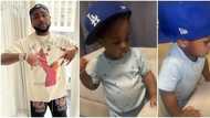 Davido back to usual self as he shares video of excited Ifeanyi wearing his oversized cap