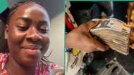Lady dating Oyinbo man collects N310,000 from him to make hair, her hairstyle goes viral online