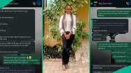 Nurse displays worrying messages she received from elder brother based in Abuja: "Please help me"
