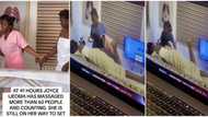 GWR: Video shows moment Nigerian lady doing massage marathon in Lekki collapsed after 50 hours