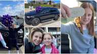 Mixed reactions as woman surprises her 9-year-old daughter with N111 million Mercedes Benz GL car gift