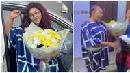 Mercy Aigbe reconsiders marriage as boyfriend surprises her with flowers, food platter