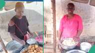 Hardworking lady in Abuja starts frying buns for sale, refuses to stay idle