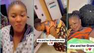 Lady stunned as mum who scolded her for getting pregnant gets obsessed with her newborn baby