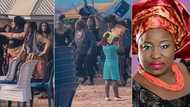 "It's Igbo tradition": Women at Cynthia Okereke's burial search for dead actress during event