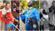 Statistics graduate seen in video frying and selling plantain chips, carrying load for people to make a living