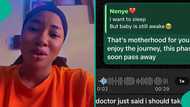 Lady releases touching messages and voice note first-time mum sent her on WhatsApp at midnight