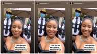 BBNaija: Disqualified Erica makes first appearance with bodyguards on social media (photos)