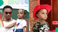 Drama as Wizkid's son, AJ, shows bicycle stunts to mark 4th b'day, clip trends: "This na old man"