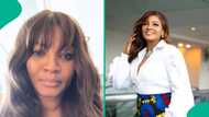 Omotola Jalade replies fan who called her wrong name on social media: “Why did he call her that?”