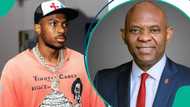 Osimhen and Elumelu's brief encounter at private jet hangar causes buzz as people share observations