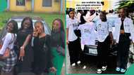 Ladies who were friends in school mourn one of them who died before graduation, video melts hearts