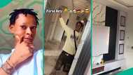 Nigerian man asks people to congratulate him as he shows off first house, video trends online