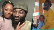 Sweet moment Gbenro Ajibade flew across continents to marks daughter's b'day: "Best in consistency"