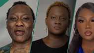 "I thought he was Charly Boy": Man transforms to a woman using makeup, amazes many