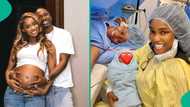 Priscilla Ojo, Juma Jux's newborn Rakeem records milestone on Instagram hours after birth