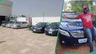 Jubilation as Nigerian boss gifts his workers 5 new cars, photos send many into frenzy
