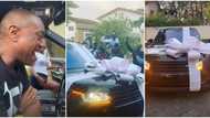 Fela Durotoye dumbfounded as mentees surprises him with brand new Range Rover for 50th birthday