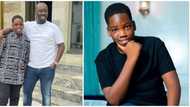 Billionaire Obi Cubana pens touching note to his artistic son as he clocks 13, shares photos of young man