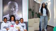 Jnr Pope's widow shares plush pics to mark new month, sparks emotions with heartfelt prayer: "Amen"
