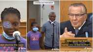 Case dismissed: Smart little Nigerian girl rescues her father in court, impressed the US judge in viral video
