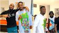 Actor Zubby Michael excited as he shares videos, photo of himself hanging out with Davido