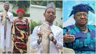 "From 6 staff to 3,000": Nigerian youth shows off big fish from his farm, Ngozi Okonjo-Iweala celebrates him