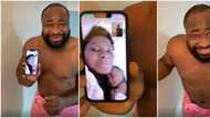 My princess is here: Singer Harrysong shares moment he did video call with wife as he welcomes 1st child