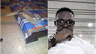 Nigerian man shares photo of ceiling fan that fell on his bed, says it missed him by just few minutes