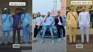 "Just give me 5 years": 3 friends pose with expensive whip as they flaunt their transformation in video