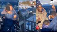 Nigerian family of 6 finally land in Canada after getting visa, they hug themselves on arrival