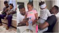 Mixed reactions as Basketmouth shares cute video of him bonding with his kids after divorce saga