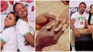 Corps members who met at NYSC Orientation camp set to wed as they share beautiful photos
