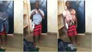 Man straps stolen meat around his body like bulletproof, video of him goes viral