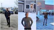 I finally left Nigeria! Young man relocates to Canada, shares new 'abroad' photos to show he has made it