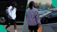 Super Eagles star spotted cruising London streets in ₦650M Ferrari