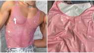 Man receives something different after ordering pink net top, netizens drop hilarious reactions