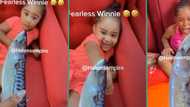 "Mummy why?" Little girls fear as Nigerian mum pranks them with fish in funny video