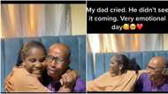 Nigerian dad breaks down in tears as his daughter returns from abroad after 8 years, video goes viral